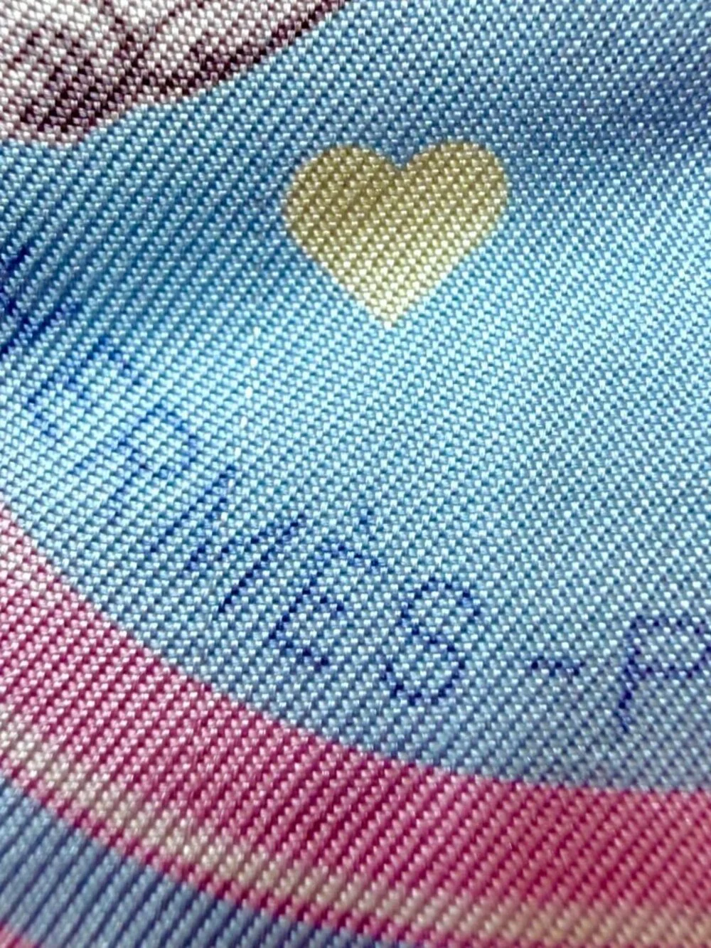 Hermes Pastel Pink Blue Brides de Gala Love Twilly Scarf